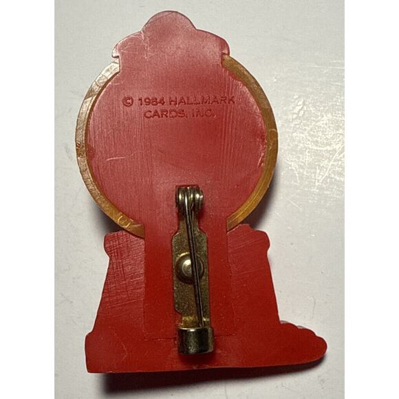 1984 Hallmark Valentine's Day Gumball Machine Lapel Pin E14 - Picture 2 of 2
